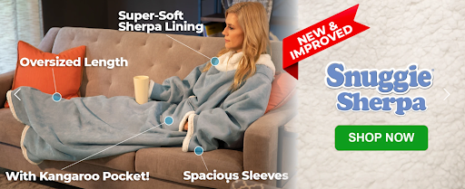 Snuggie Sherpa shop now.